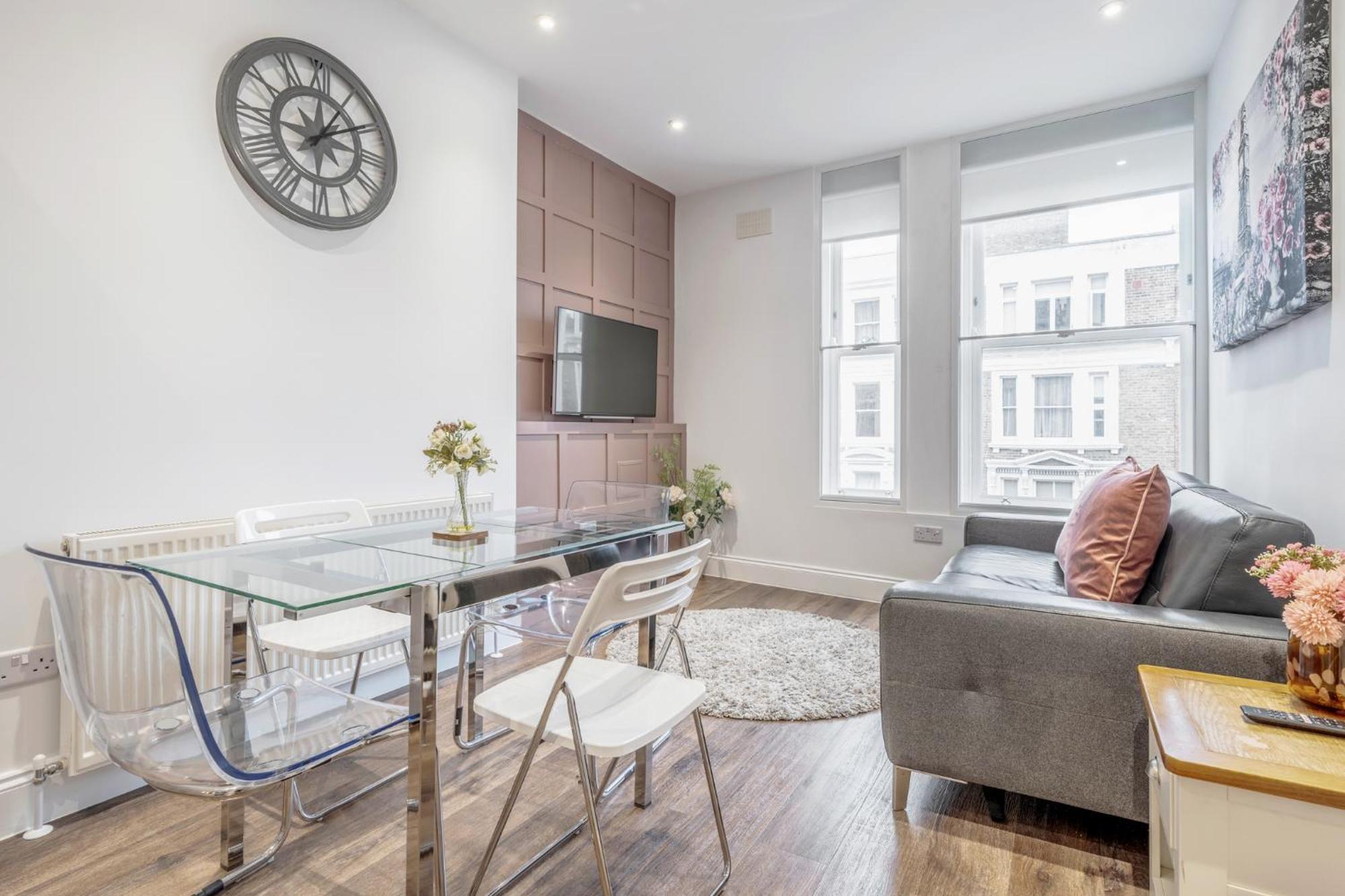 Bright & Modern 2-Bed Notting Hill Apartment London Ngoại thất bức ảnh
