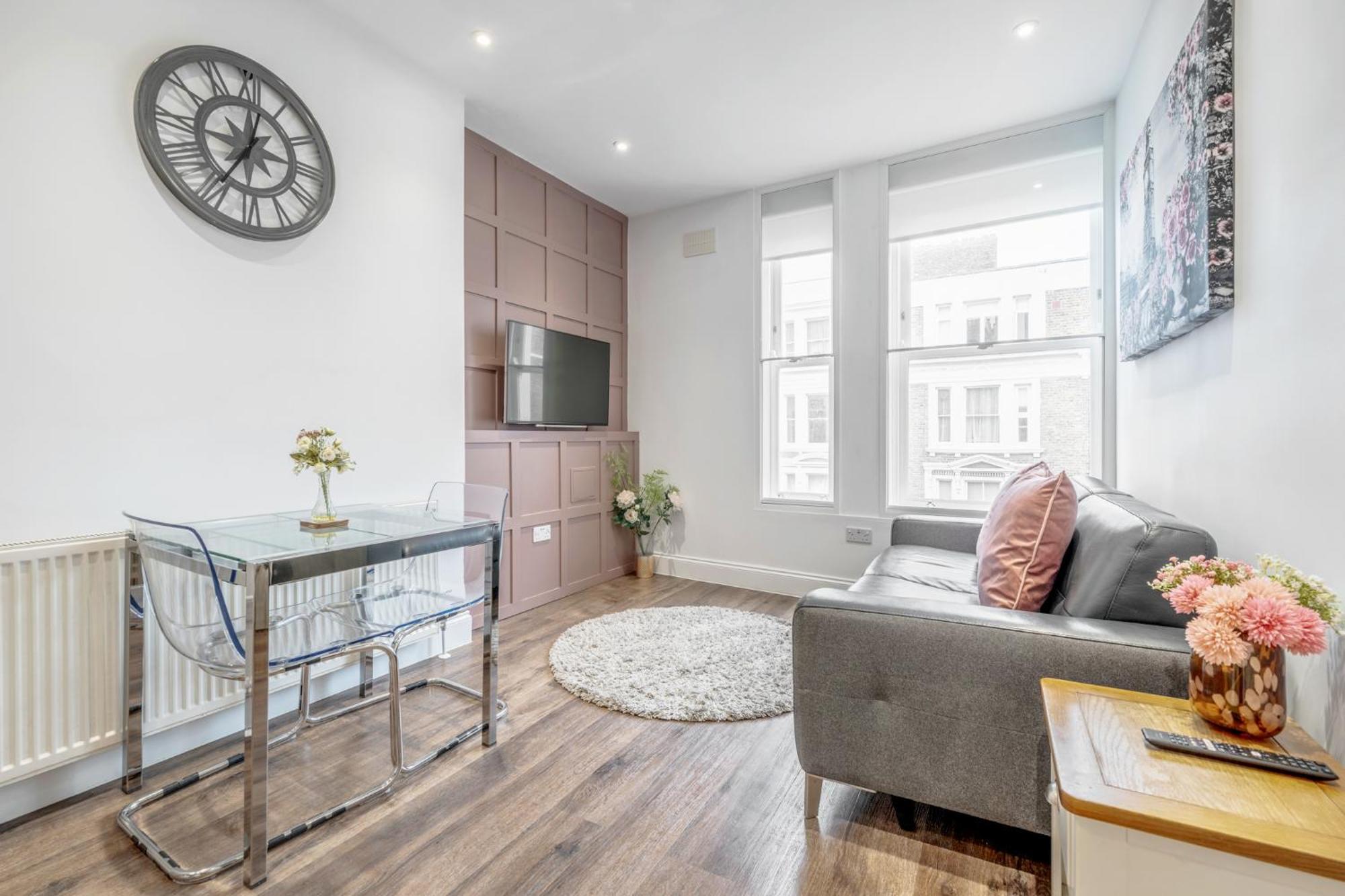 Bright & Modern 2-Bed Notting Hill Apartment London Ngoại thất bức ảnh